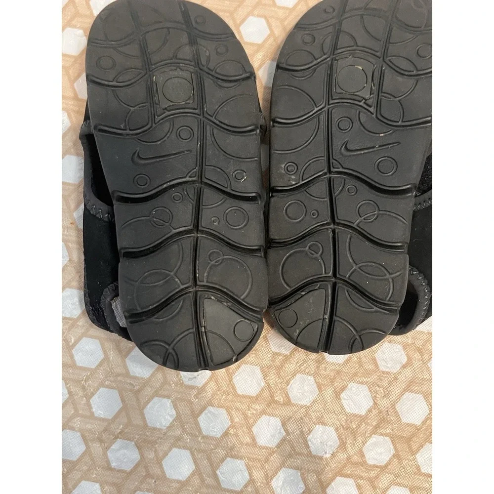 Size Kids Nike Sunray Adjust  Black Sandal See Measurements
